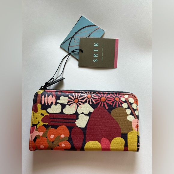 NWT SKFK Skunkfunk Lio Zippered Wallet - Picture 1 of 6